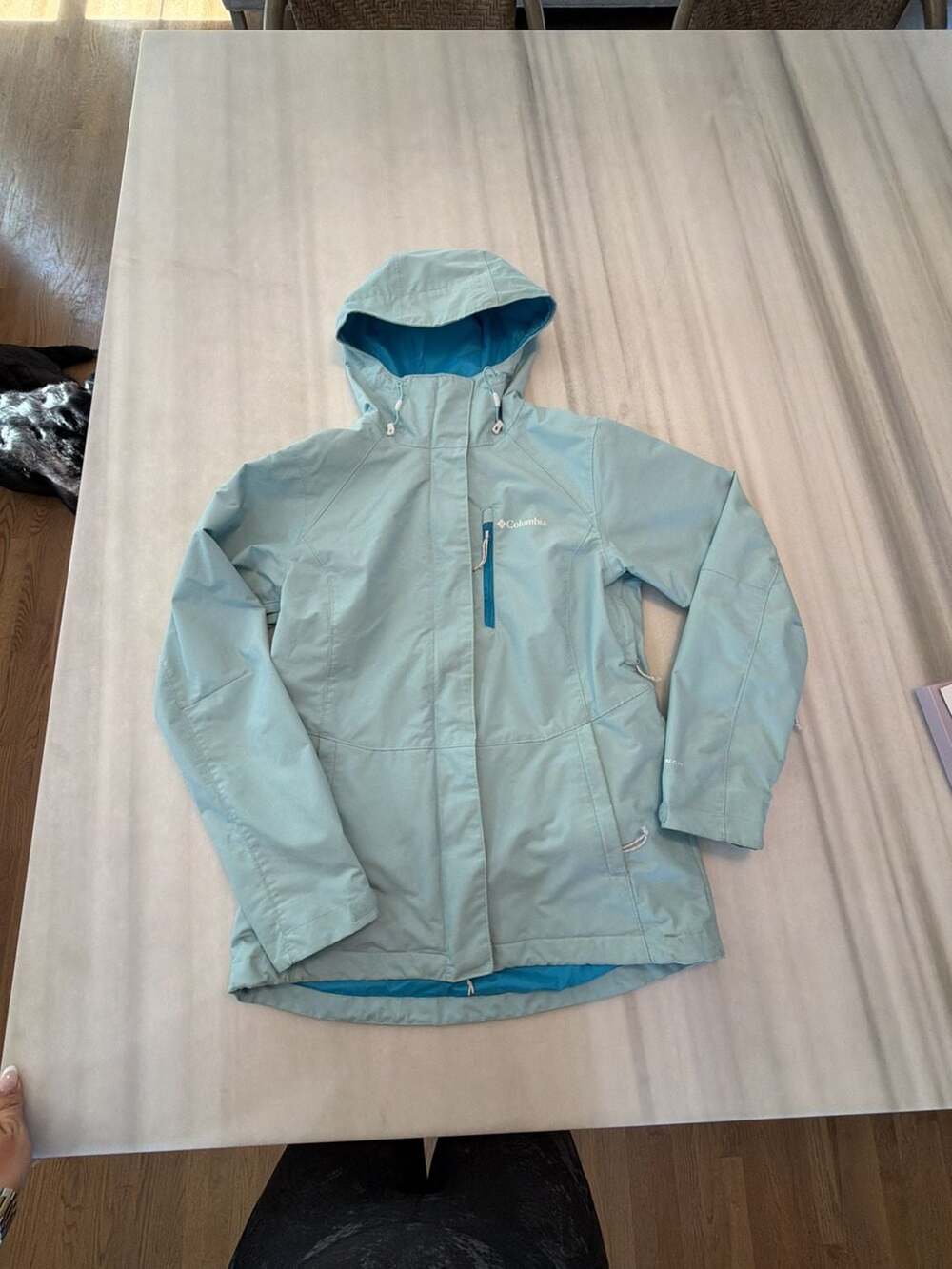 Columbia Sportswear Company Interchange Blue Ski Jacket Women's XS, fleece linin